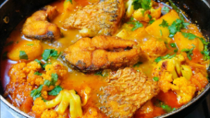 ফুলকপি মাছের ঝোল